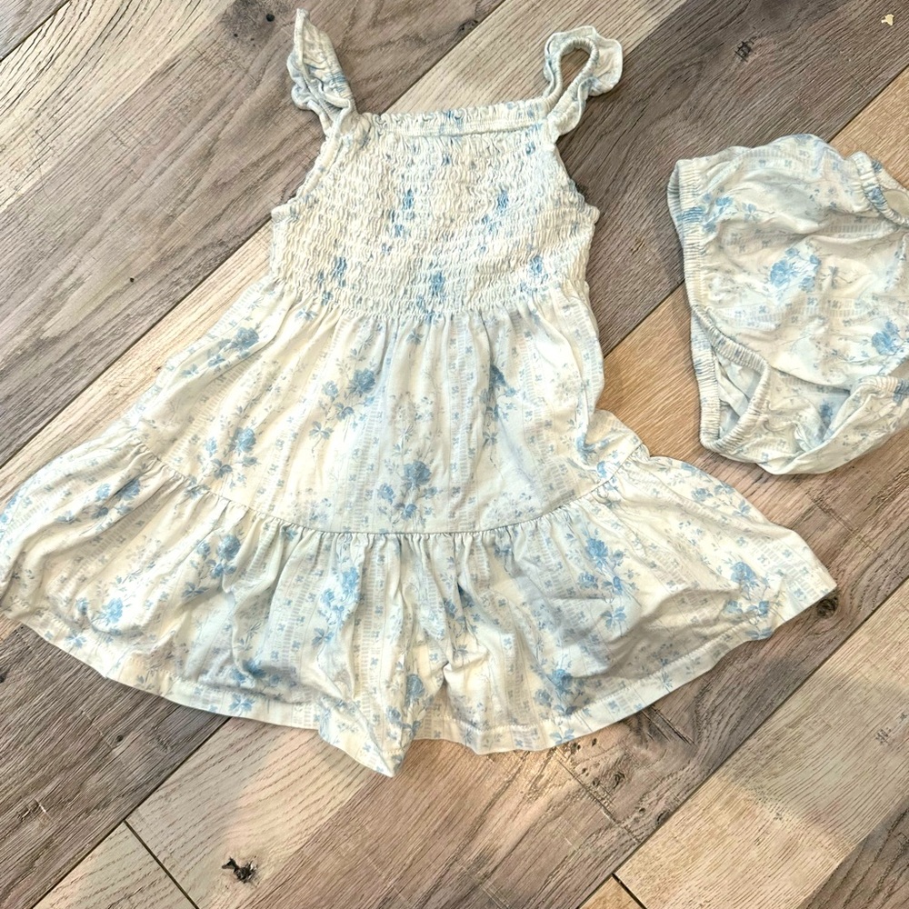 Ralph Lauren dress and diaper cover
